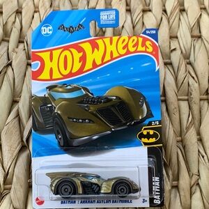 Batman Arkham Asylum Batmobile Hot Wheels Car New 2025 Hotwheels Bat Mobile DC